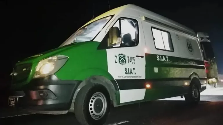 Hombre falleció tras ser atropellado en la ruta 5 sur frente a San Rafael