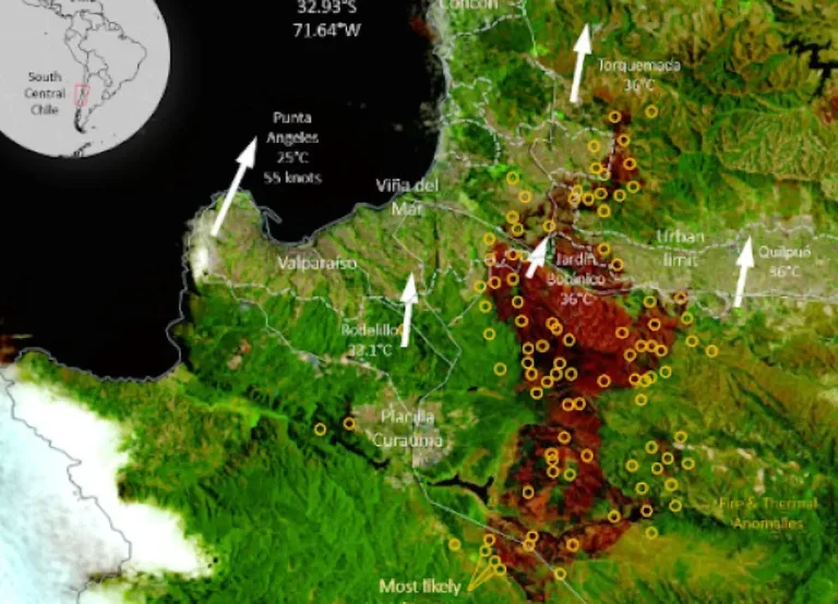 Estudio descarta relación directa entre incendios en Chile y Cambio Climático