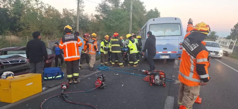 Falleció conductor involucrado en accidente con mini bus en Romeral
