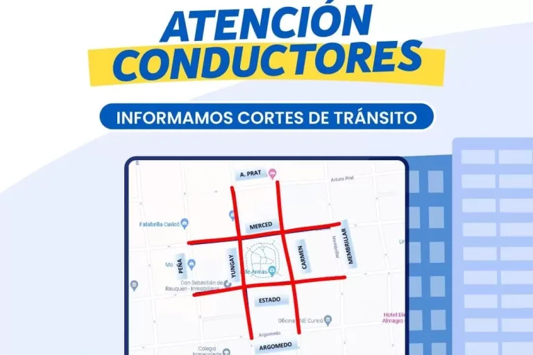 Desvíos de Tránsito por la Fiesta de la Vendimia de Chile en Curicó