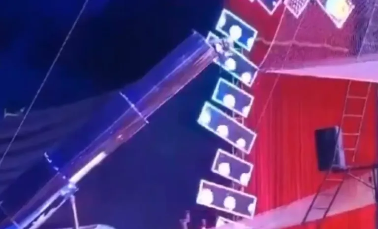 Capturan en video el accidente del hombre bala que cayó desde una gran altura en un circo en Antofagasta (Video) Capturan en video el accidente del hombre bala que cayó desde una gran altura en un circo en Antofagasta (Video)