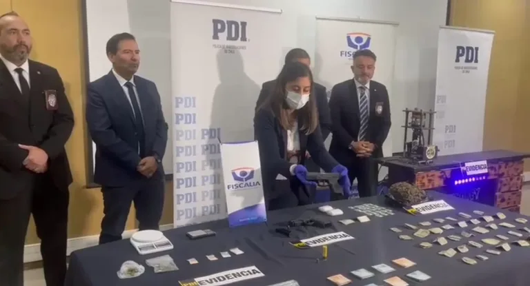 Desmantelan red de tráfico de drogas en Talca y Curicó: incautan drogas valoradas en 47 millones de pesos (Video)