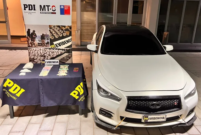 Detectives del equipo MT-Cero en Santa Cruz detienen a tres personas e incautan droga valorada en 25 millones de pesos
