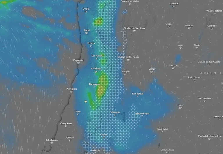 Para este miércoles y jueves se esperan precipitaciones y nevadas desde el norte hasta el centro-sur de Chile Para este miércoles y jueves se esperan precipitaciones y nevadas desde el norte hasta el centro-sur de Chile