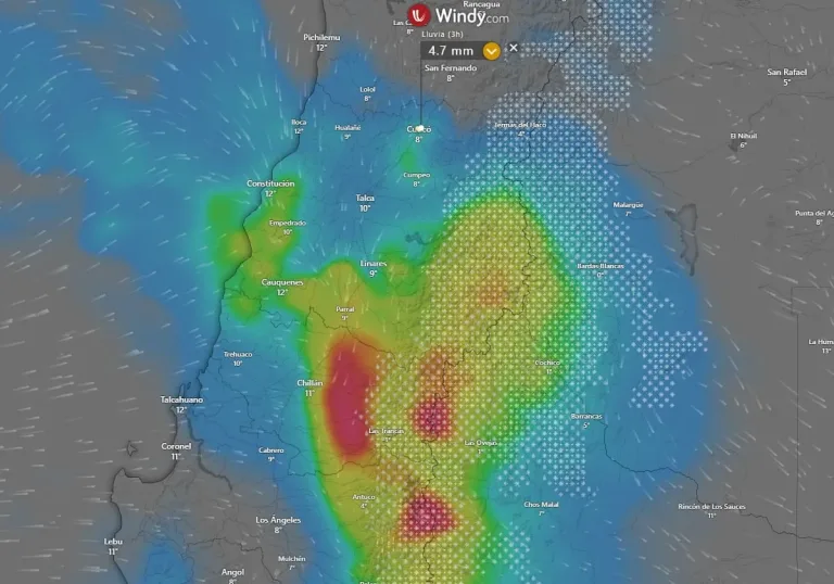 Lluvias y bajas temperaturas en diversas regiones de Chile este fin de semana Lluvias y bajas temperaturas en diversas regiones de Chile este fin de semana