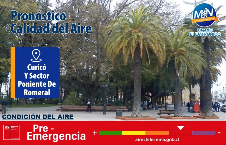 Declaran para este Domingo a Curicó y la zona poniente de la comuna de Romeral pre-emergencia, por mala calidad del aire Declaran para este Domingo a Curicó y la zona poniente de la comuna de Romeral pre-emergencia, por mala calidad del aire