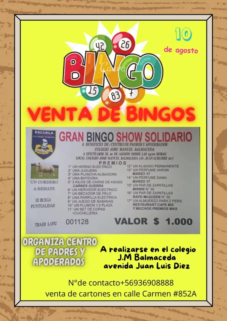 Por un nuevo retraso en la restauración del Colegio Balmaceda de Curicó, apoderados organizan bingo para mejorar las instalaciones temporales