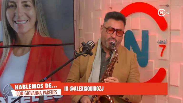 El saxofonista Alexis Quiroz comparte su trayectoria musical en “Hablemos de… con Giovanna Paredes”