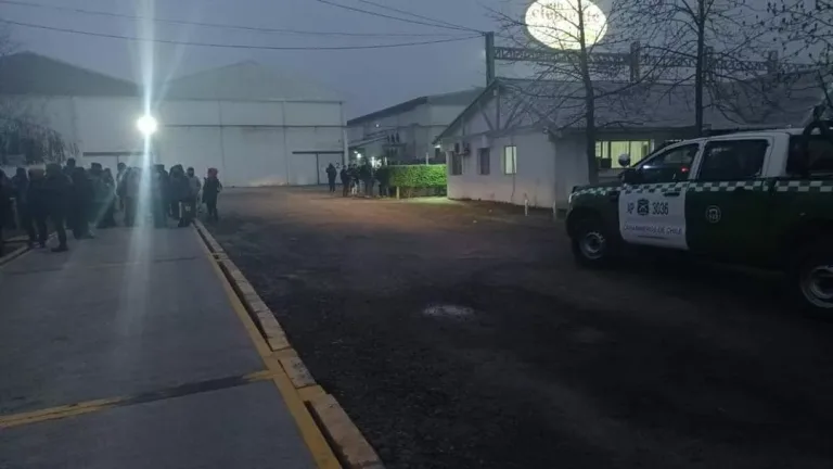 Evacuación de Trabajadores tras Fuga de Amoníaco en Frigorífico de Lontué Evacuación de Trabajadores tras Fuga de Amoníaco en Frigorífico de Lontué