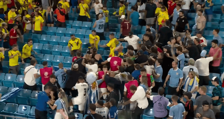 Conmebol condena actos de violencia en semifinal de la Copa América