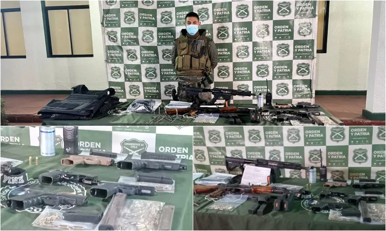 Carabineros en Rancagua desmantelan banda armada tras violento robo a la empresa de valores Brinks Carabineros en Rancagua desmantelan banda armada tras violento robo a la empresa de valores Brinks
