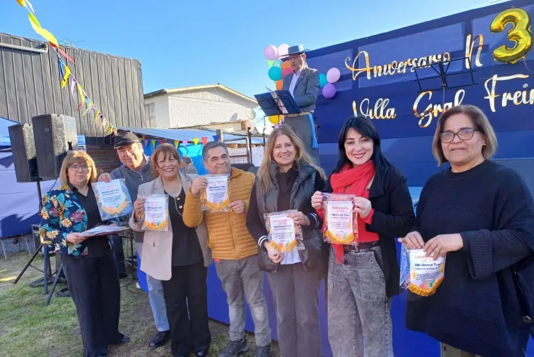 Villa General Freire celebra su 32° aniversario con la inauguración de un proyecto de alarmas comunitarias