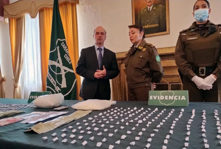 Operativo antidrogas en Maule concluye con cuatro detenidos y gran incautación de drogas