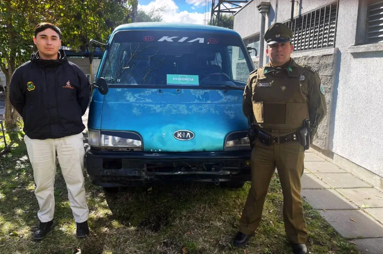 Patrulla Mixta en Curicó recupera vehículo robado gracias a innovadora tecnología de seguridad