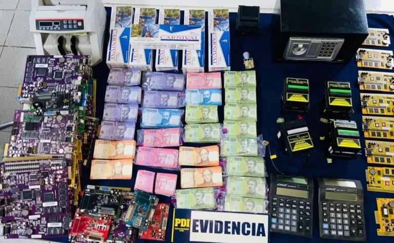 Detienen a cinco personas por infracción a la ley de casinos en Curicó Detienen a cinco personas por infracción a la ley de casinos en Curicó