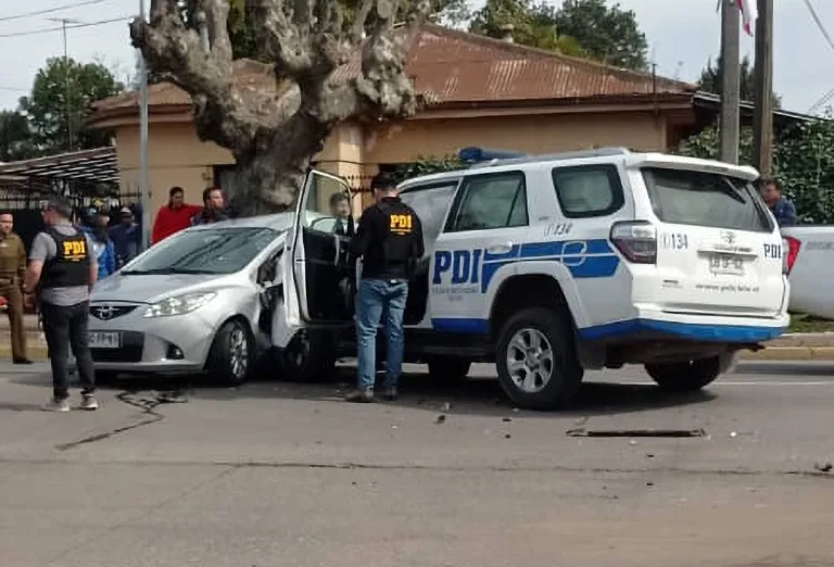 Detective resulta lesionado en accidente de tránsito en Molina