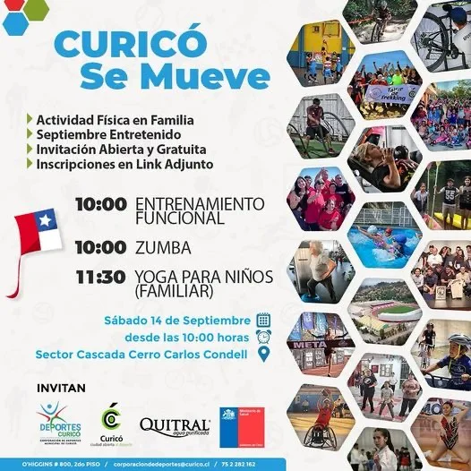 Corporación de Deportes presenta “Curicó se Mueve” Corporación de Deportes presenta “Curicó se Mueve”
