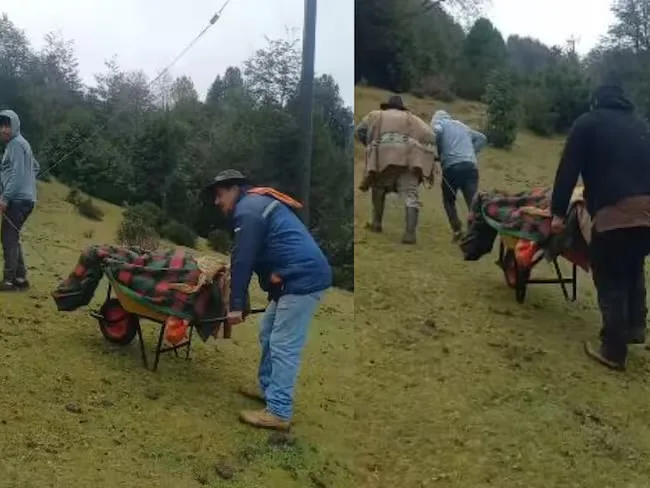 Indignante: Trasladan a paciente discapacitado en carretilla por falta de ambulancia Indignante: Trasladan a paciente discapacitado en carretilla por falta de ambulancia