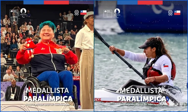 Deportistas chilenos celebran el histórico éxito en los Juegos Paralímpicos de París 2024 Deportistas chilenos celebran el histórico éxito en los Juegos Paralímpicos de París 2024
