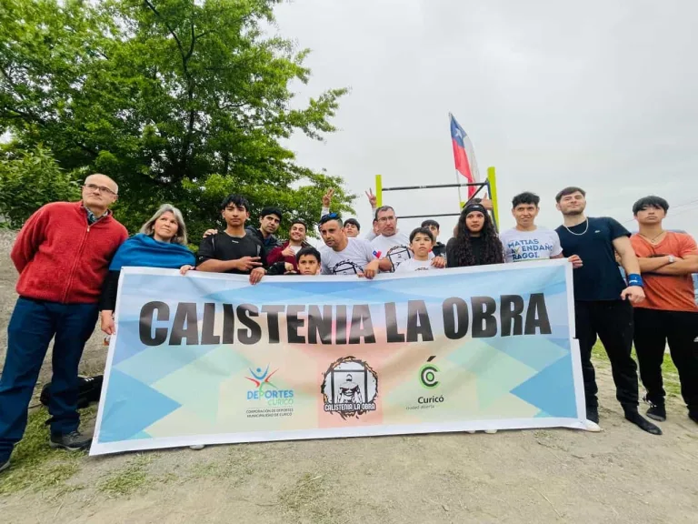 Nuevo espacio de calistenia impulsa la actividad física en Los Niches, Curicó Nuevo espacio de calistenia impulsa la actividad física en Los Niches, Curicó