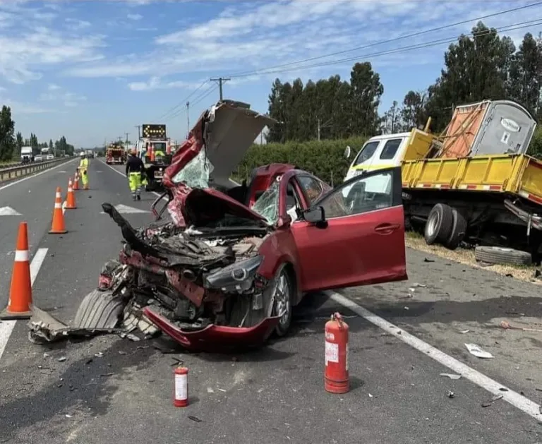 Accidente de tránsito en las cercanías del peaje Quinta deja varios lesionados