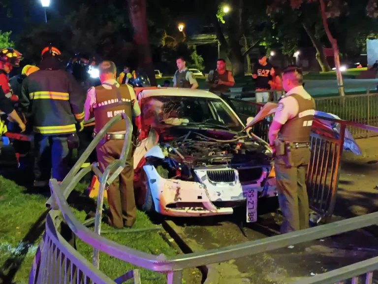 Cinco jóvenes lesionados tras accidente de tránsito en Talca Cinco jóvenes lesionados tras accidente de tránsito en Talca