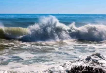 sea wave during storm