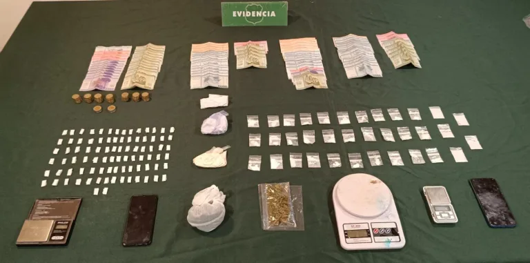 Desarticulan red de microtráfico en Talca: Ocho detenidos y cuatro domicilios allanados