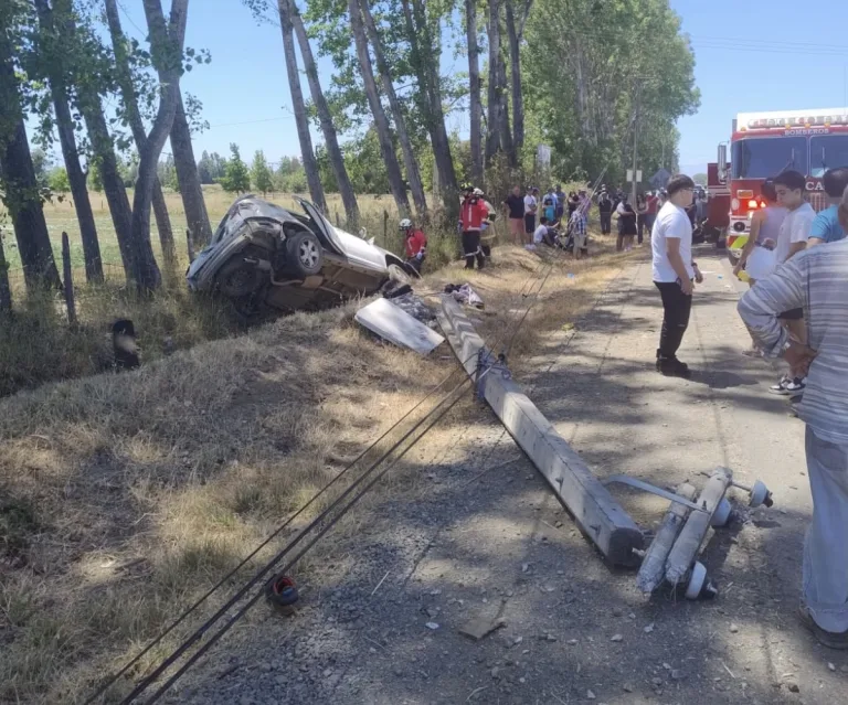 Accidente de tránsito en Parral deja a un menor fallecido y otro en estado grave