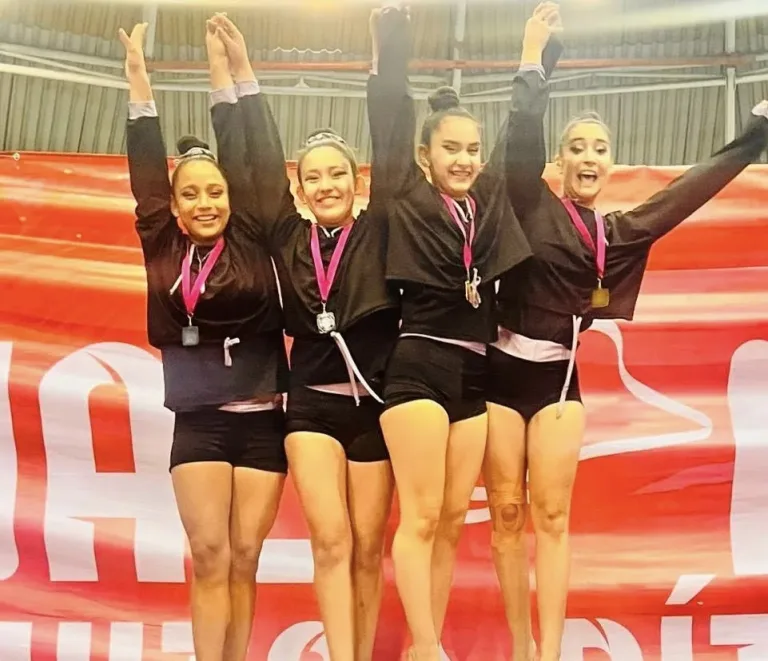 Gimnastas curicanas se coronaron Campeonas de Chile en Torneo realizado en Santiago