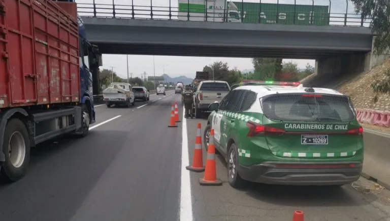 Carabineros frustra millonario robo en Chimbarongo y detiene a tres individuos armados