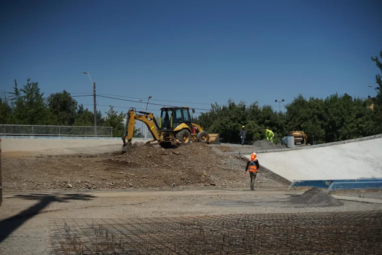 Avanzan obras de mejoramiento en el velódromo Manuel Gallardo de Curicó