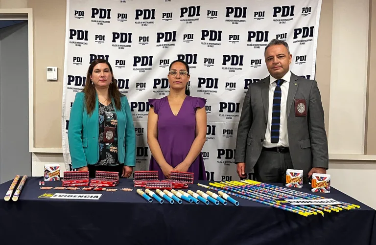 Incautan casi 2 mil tiros de fuegos artificiales en la provincia de Linares