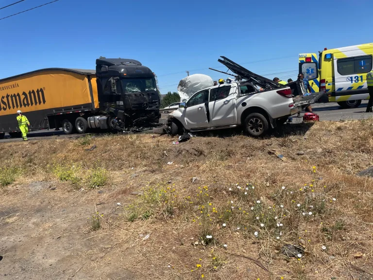Formalizan a Conductor de Camión por Fatal Accidente en la Comuna de Maule