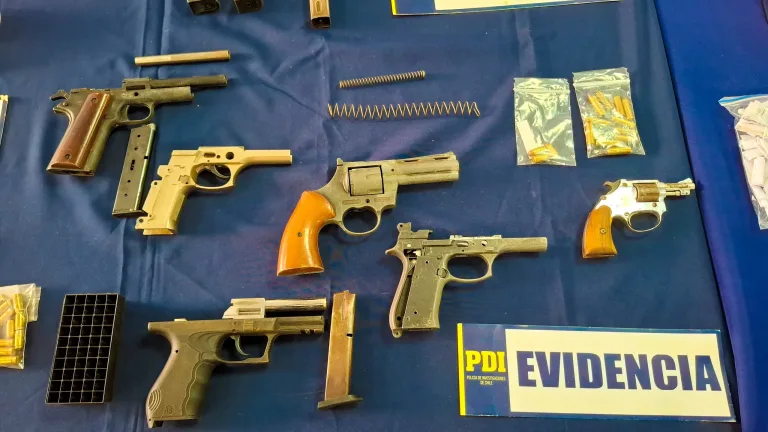 PDI desbarata banda dedicada al microtráfico y fabricación de armas en San Fernando