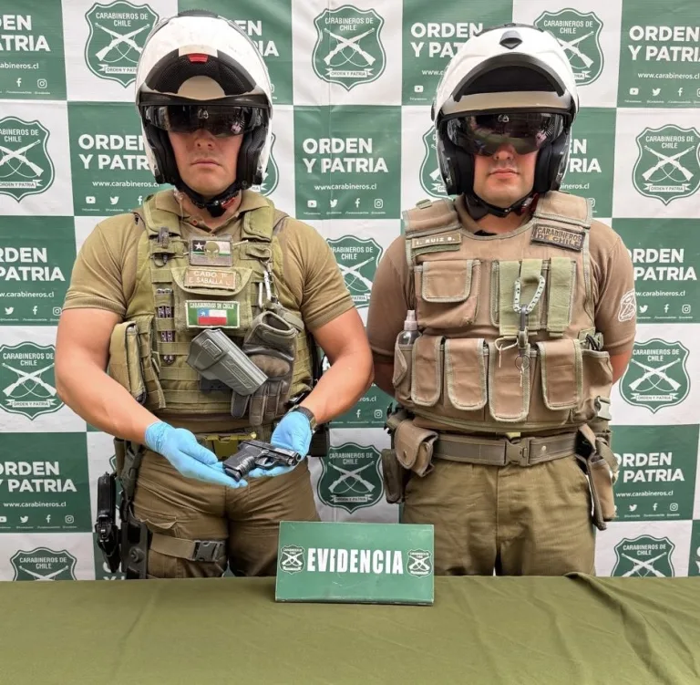 Carabineros detiene a sujeto con arma de fuego en San Fernando