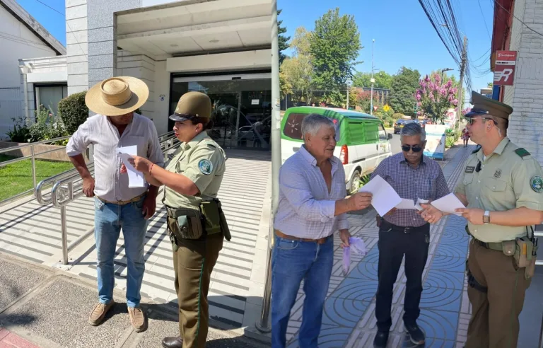 Carabineros de Linares lanza campaña para prevenir la clonación de tarjetas