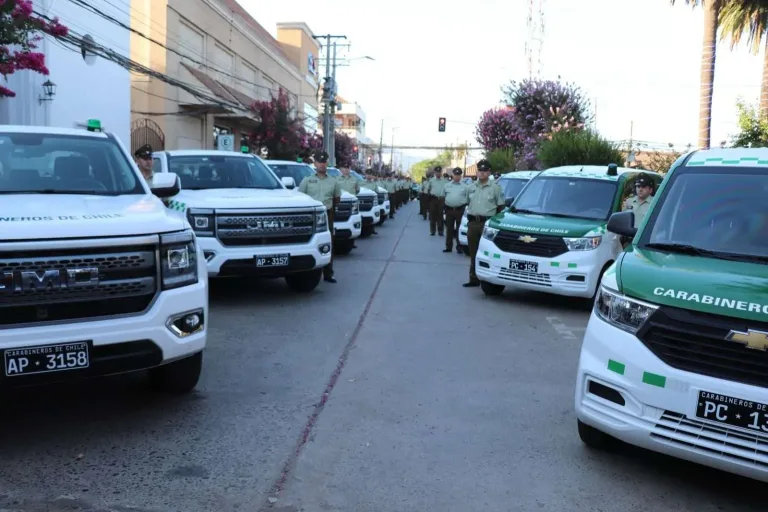 12 comunas de O’Higgins reciben nuevos vehículos para Carabineros