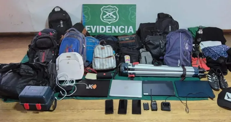 Carabineros detiene a dos sujetos por robo en vehículos y recupera especies en Chimbarongo