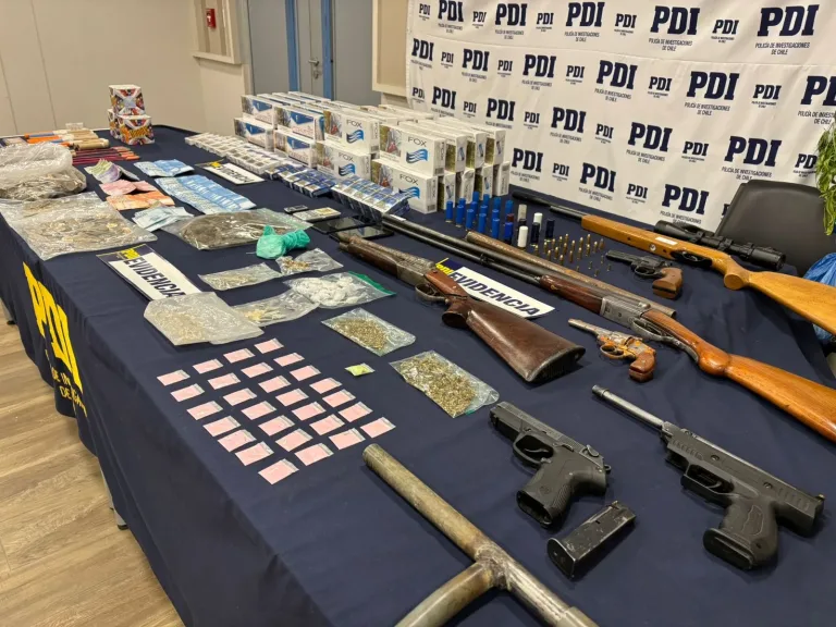 Desbaratada banda criminal dedicada a delitos violentos en el Maule Sur