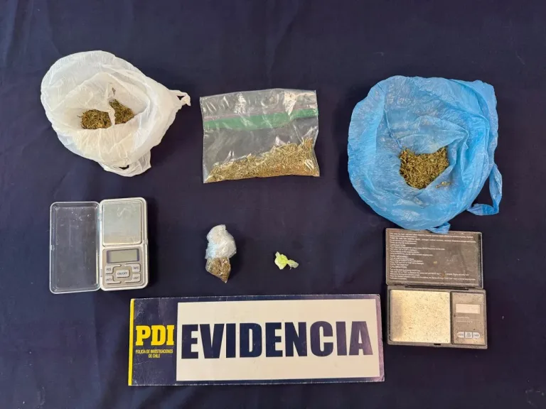 PDI detiene a cuatro personas en Linares por infracción a la Ley de Drogas