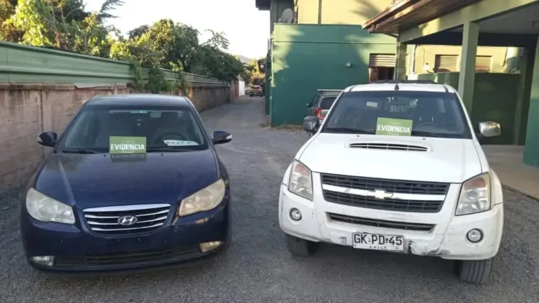 Detienen a dos personas por receptación de vehículos en Peumo