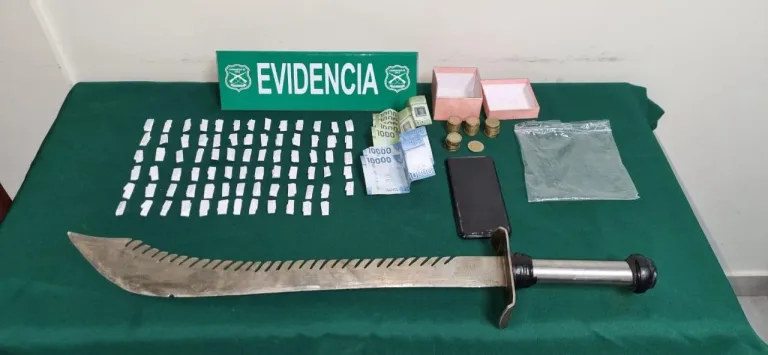 Carabineros detiene en San Clemente a sujeto por infracción a la Ley de Drogas