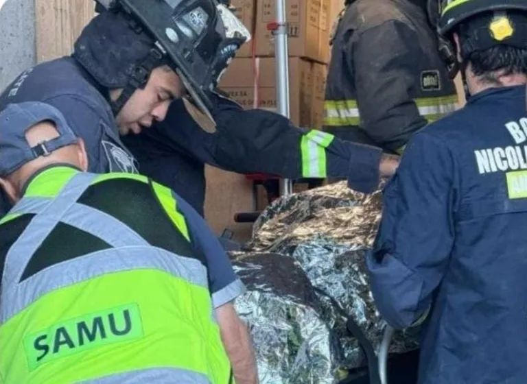 Hombre resulta con graves quemaduras en emergencia registrada en Curicó