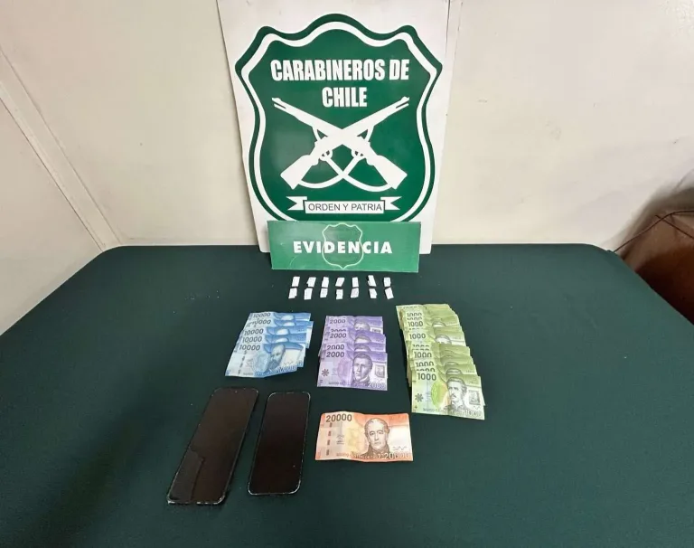 Sujeto fue detenido por comercializar droga en la comuna de Pichilemu