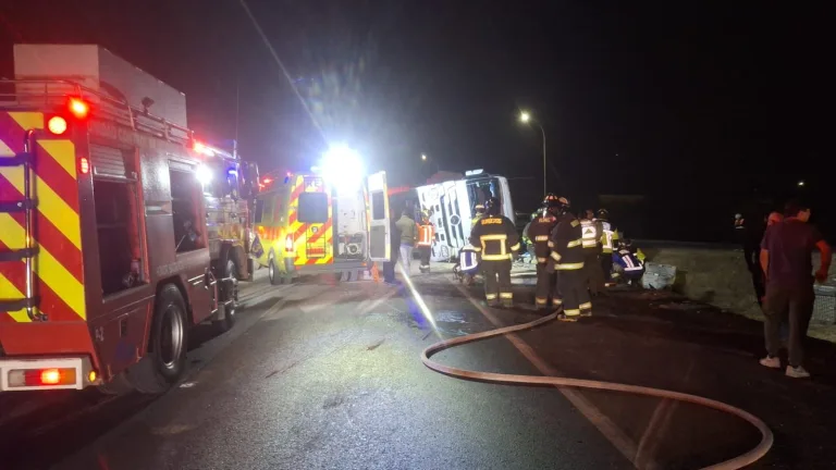 Un fallecido deja nuevo accidente de alta energía en la Ruta 5 Sur, a la altura de San Javier