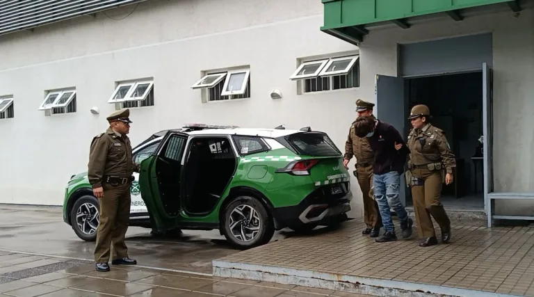 Carabineros detiene a sujeto por robo en local comercial en Parral