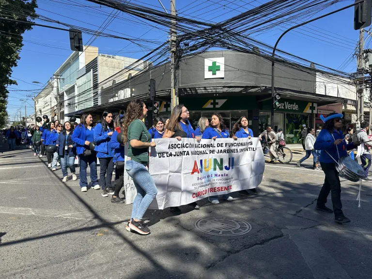 Curicó se sumó al Paro de AJUNJI: denuncian abandono institucional y precariedad en jardines infantiles