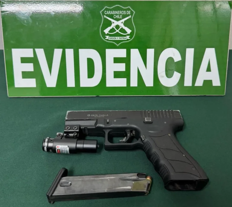 Carabineros detiene a individuo que portaba arma modificada en el centro de Rancagua