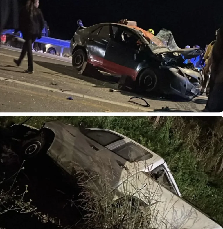 Un fallecido y cinco lesionados deja grave accidente de tránsito en la comuna de Las Cabras